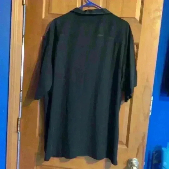 Pronto Uomo 100% silk men’s short sleeve button down shirt. XXL - Picture 4 of 7